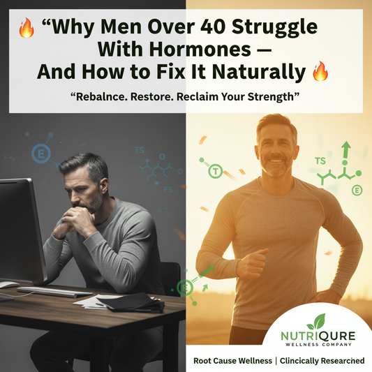 Why Men Over 40 Struggle With Hormones — And How to Fix It Naturally