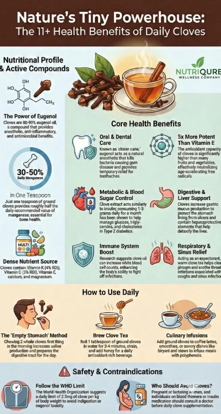 Article cover: Chewing cloves daily: what the evidence says