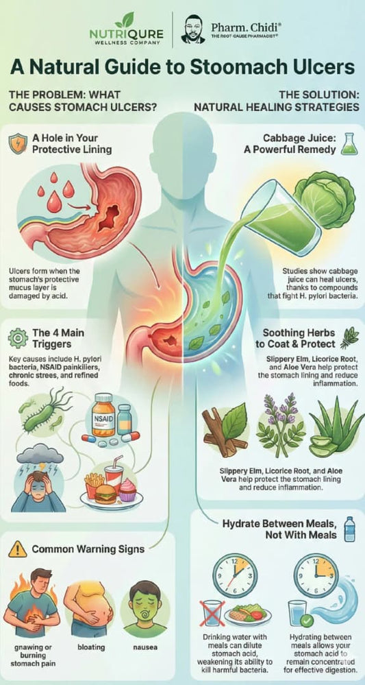 Article cover: Stomach ulcers: why blocking acid alone is not the whole story