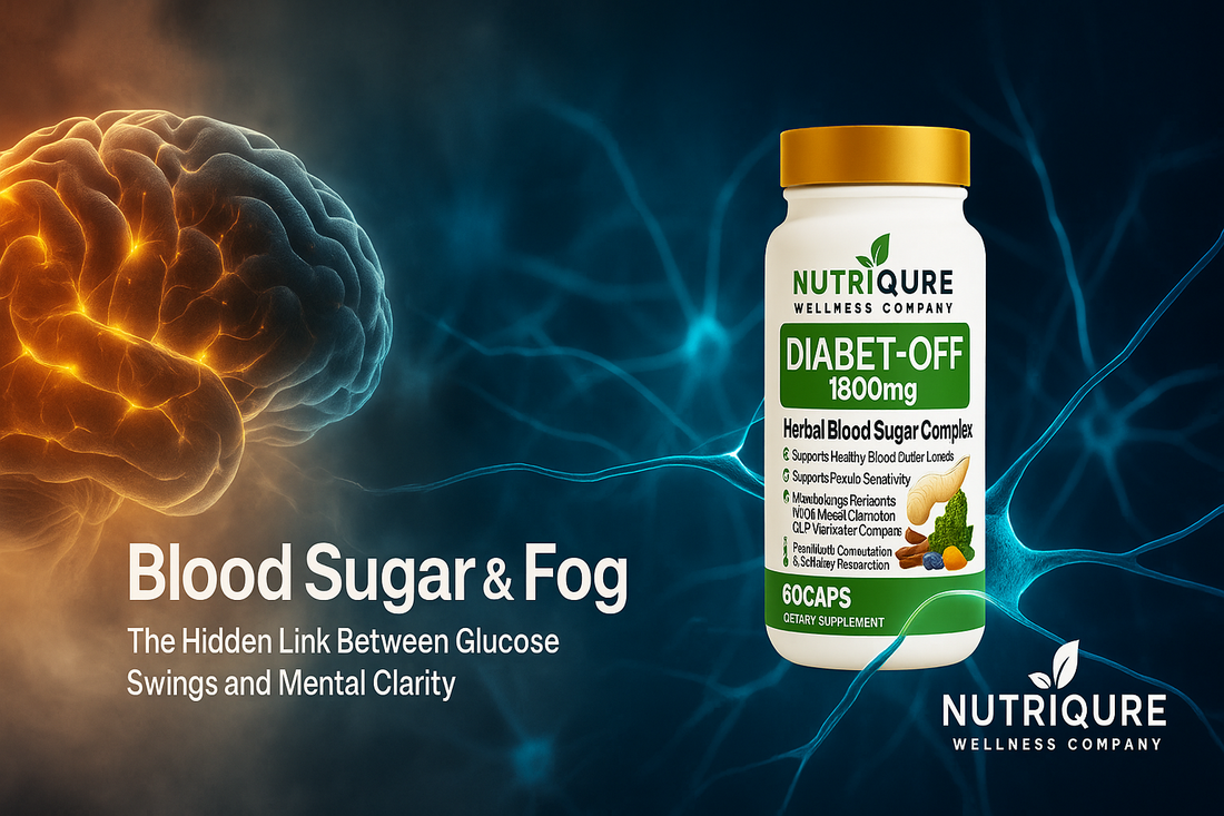 🧠 Blood Sugar & Brain Fog: The Hidden Link Between Glucose Swings and Mental Clarity
