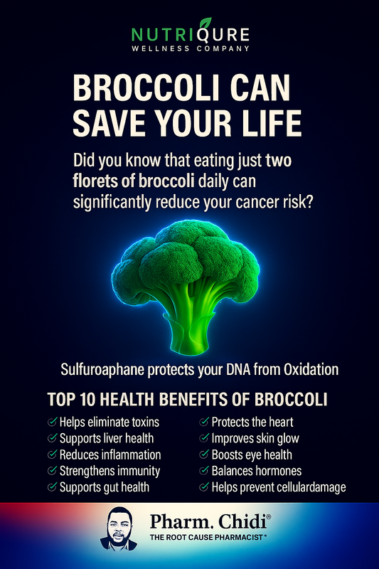🥦 Broccoli vs. Free Radicals: How a Simple Vegetable Can Protect Your DNA — And the Advanced Formula That Supercharges It