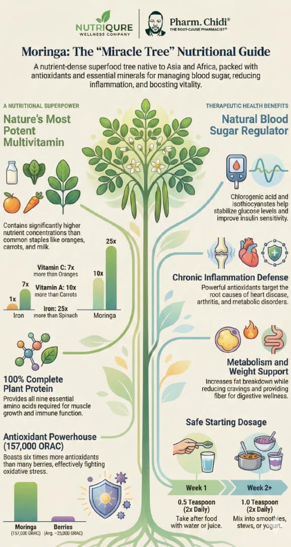 Article cover: Moringa: what the research says about the "miracle tree"