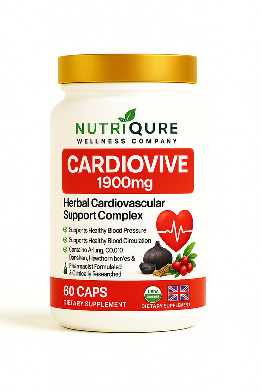 CardioVive | Complete Cardiovascular, Circulatory & Lipid Optimization Formula | 60 Capsules | 30 Servings