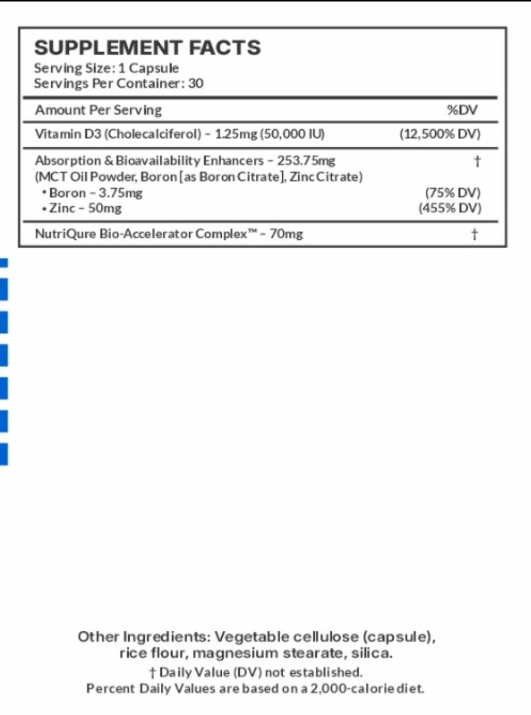 Vitamin D3 50,000 IU  |  Ultra-Strength Immune, Hormonal & Bone Support  60 Capsules | 1 Capsule Weekly or as Directed | Pharmacist Formulated