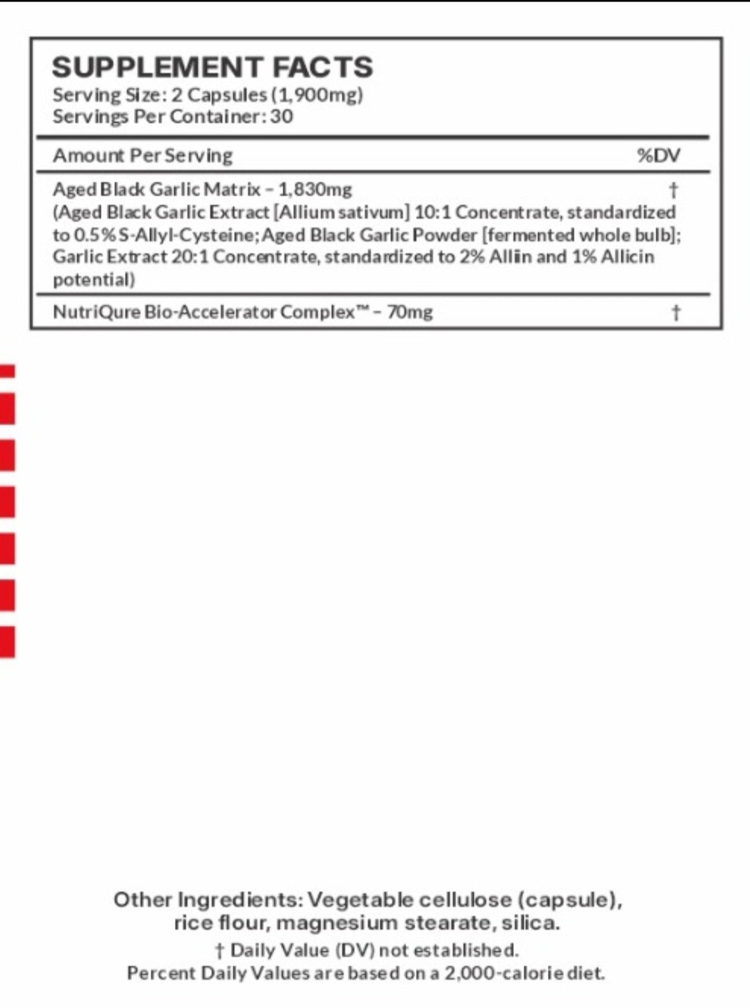 Odorless Garlic Supreme  |  Advanced Cardiovascular, Immune & Antioxidant Protection  60 Capsules | 1,900mg per 2-capsule serving | Pharmacist Formulated