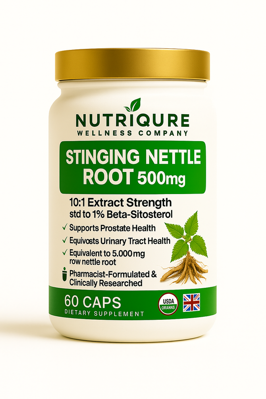 Stinging Nettle Root | Prostate, Hormone & Urinary Tract Support Formula 60 Capsules | 60 Servings | 570mg Total