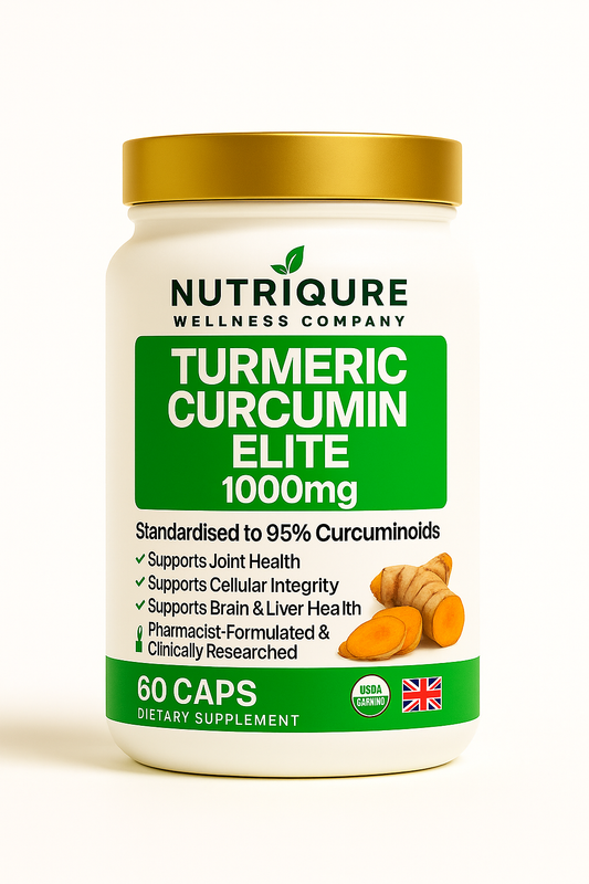 Turmeric Curcumin Elite | High-Strength Inflammation & Joint Support Formula 60 Capsules | 30 Servings | 1,070mg Total