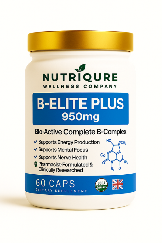 B-Elite Plus  |  Advanced B-Complex + Methylation Support  60 Capsules | High Potency | Pharmacist Formulated