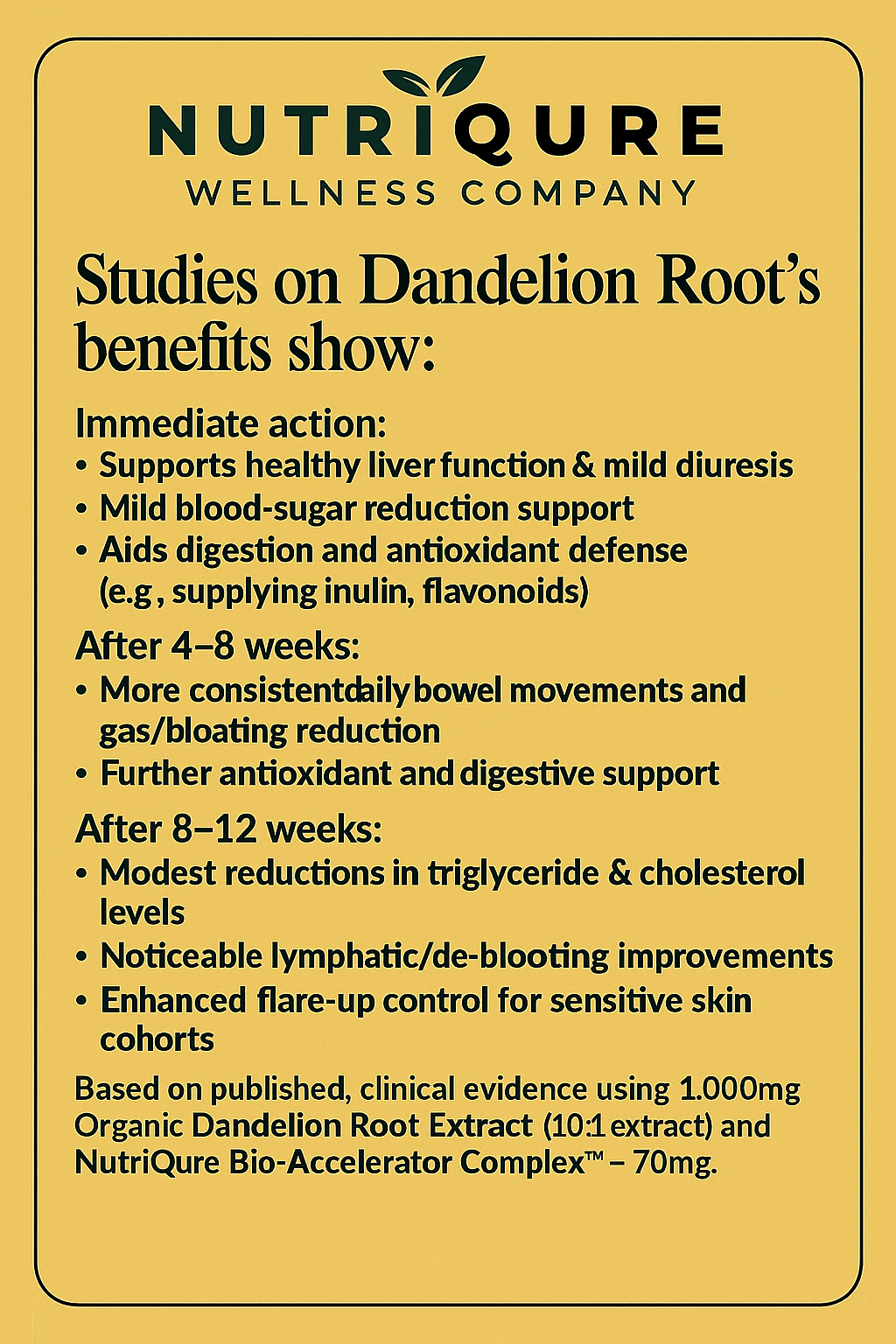 Dandelion Root  |  Advanced Liver, Kidney & Fluid Balance Support 60 Capsules | 1,070mg per Serving | Organic Herbal Extract